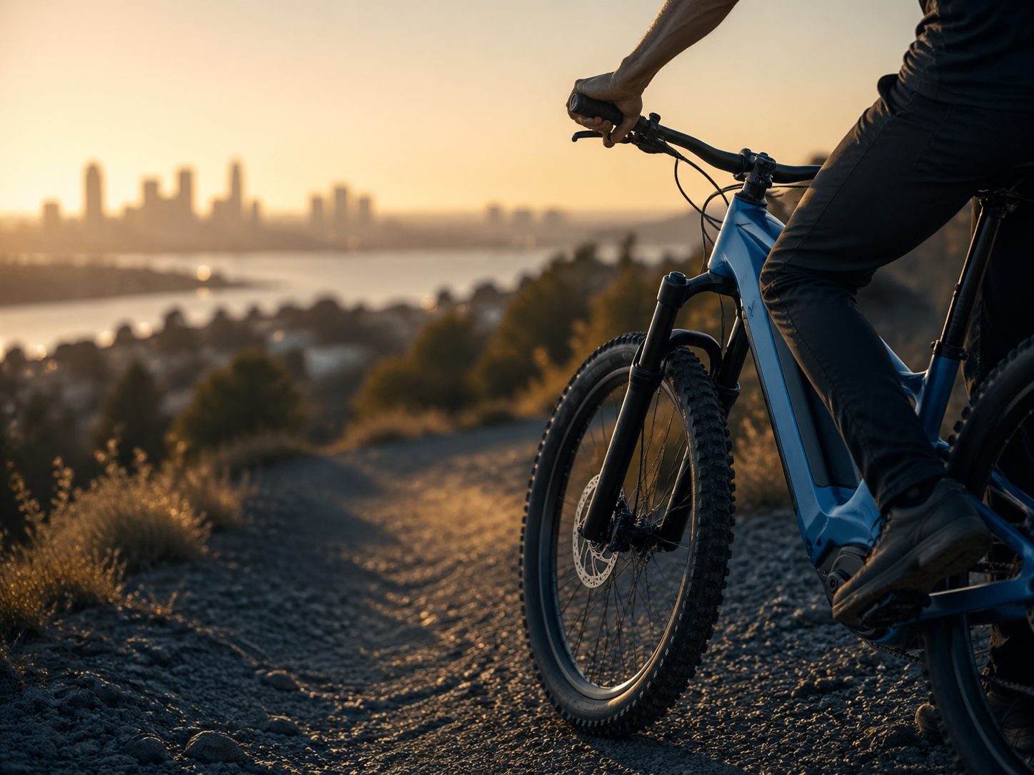 Electric Mountain in urban mobility or outdoor trail context, VoltTrek