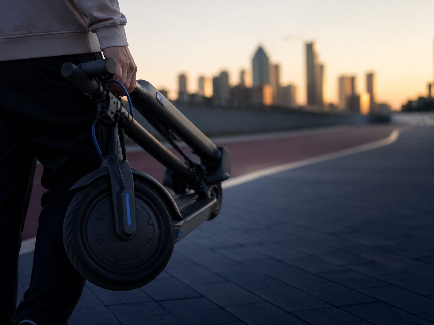 Electric Scooters in urban mobility or outdoor trail context, VoltTrek